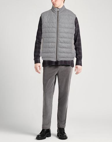 Man Vest Grey Size L Virgin Wool, Cashmere