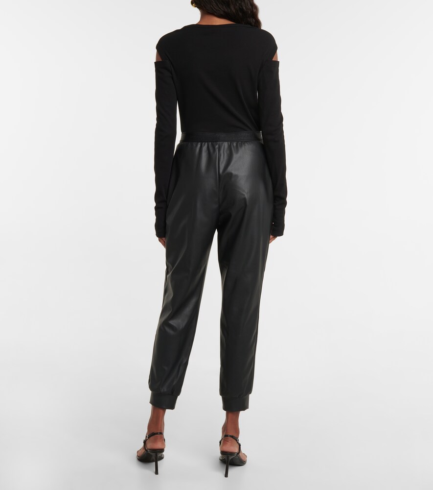 Faux leather pants