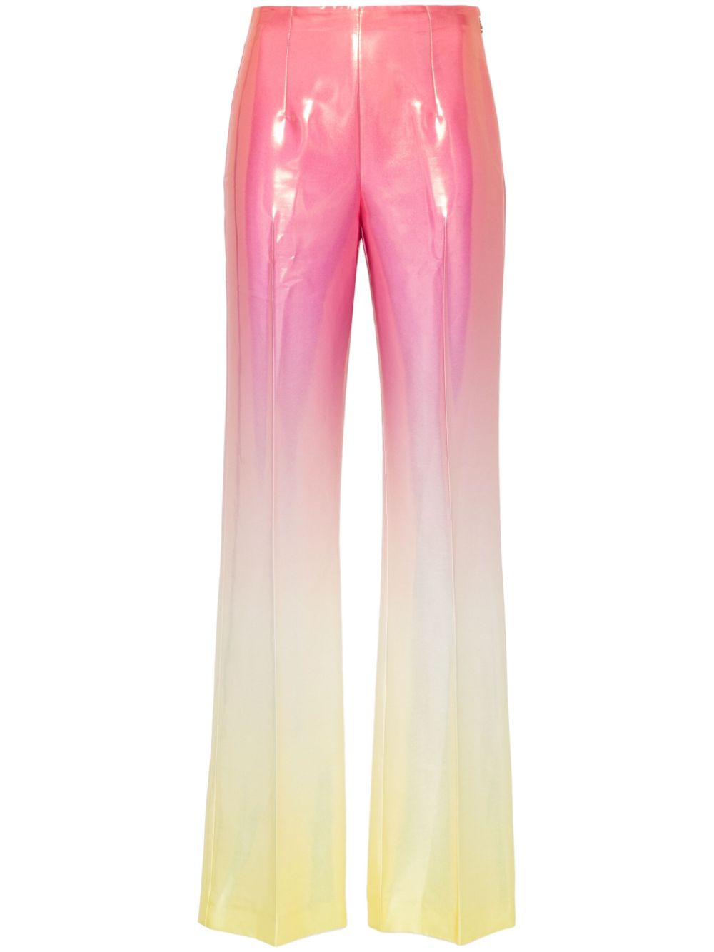 Ombré-effect straight-leg trousers - Pink