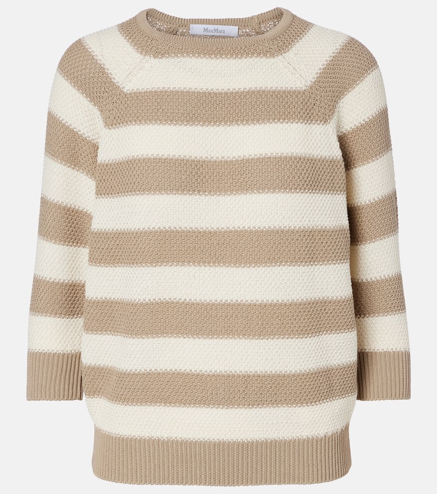 Ellisse striped cotton sweater