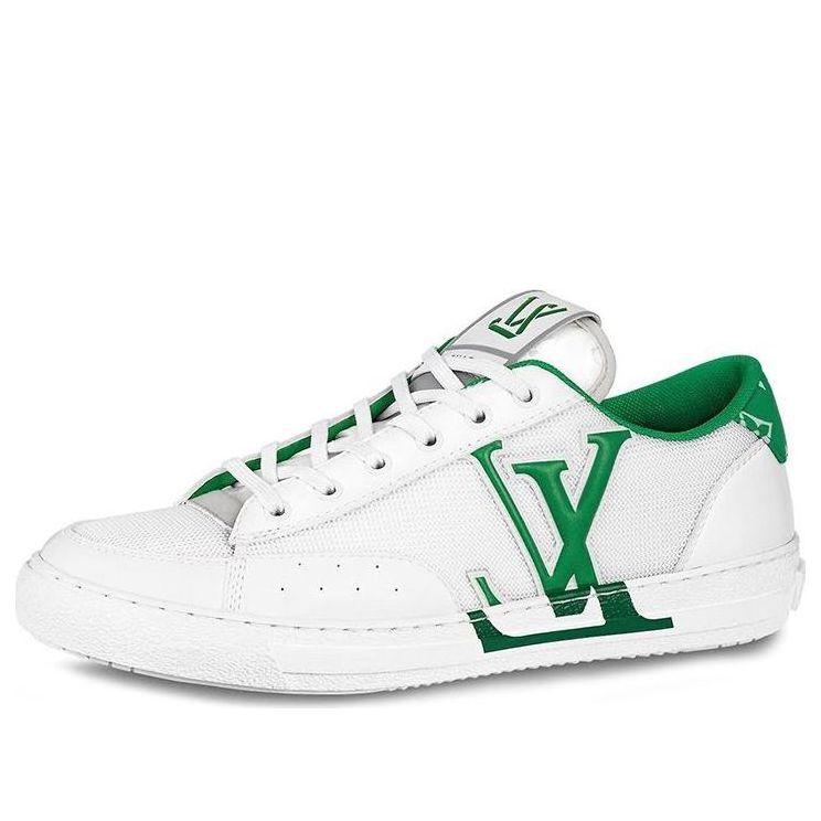 Charlie Sneakers 'White with Two Toned Green'