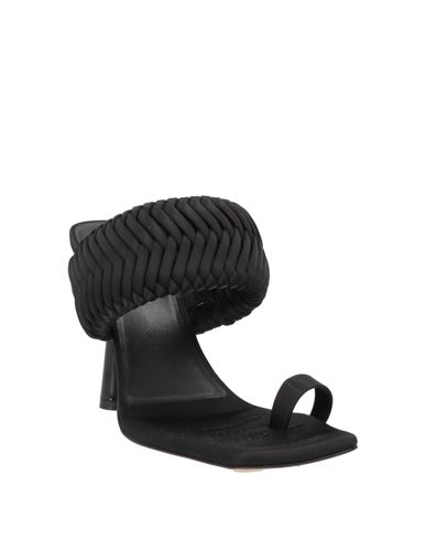 Woman Thong sandal Black Size 10 Textile fibers