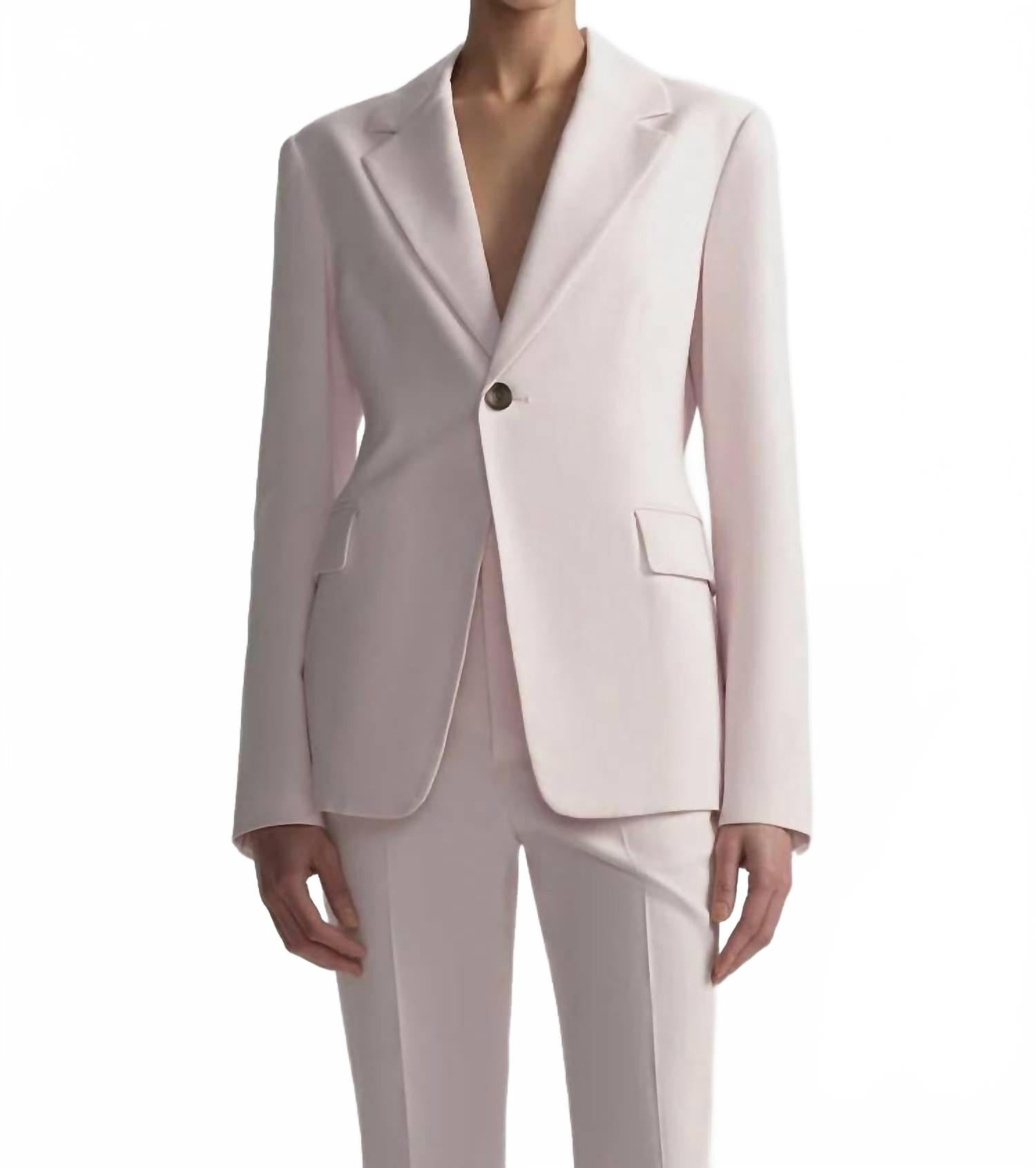 Elza Tailored Jacket In Pink