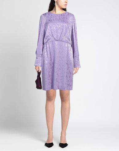 Woman Mini dress Lilac Size 4 Viscose
