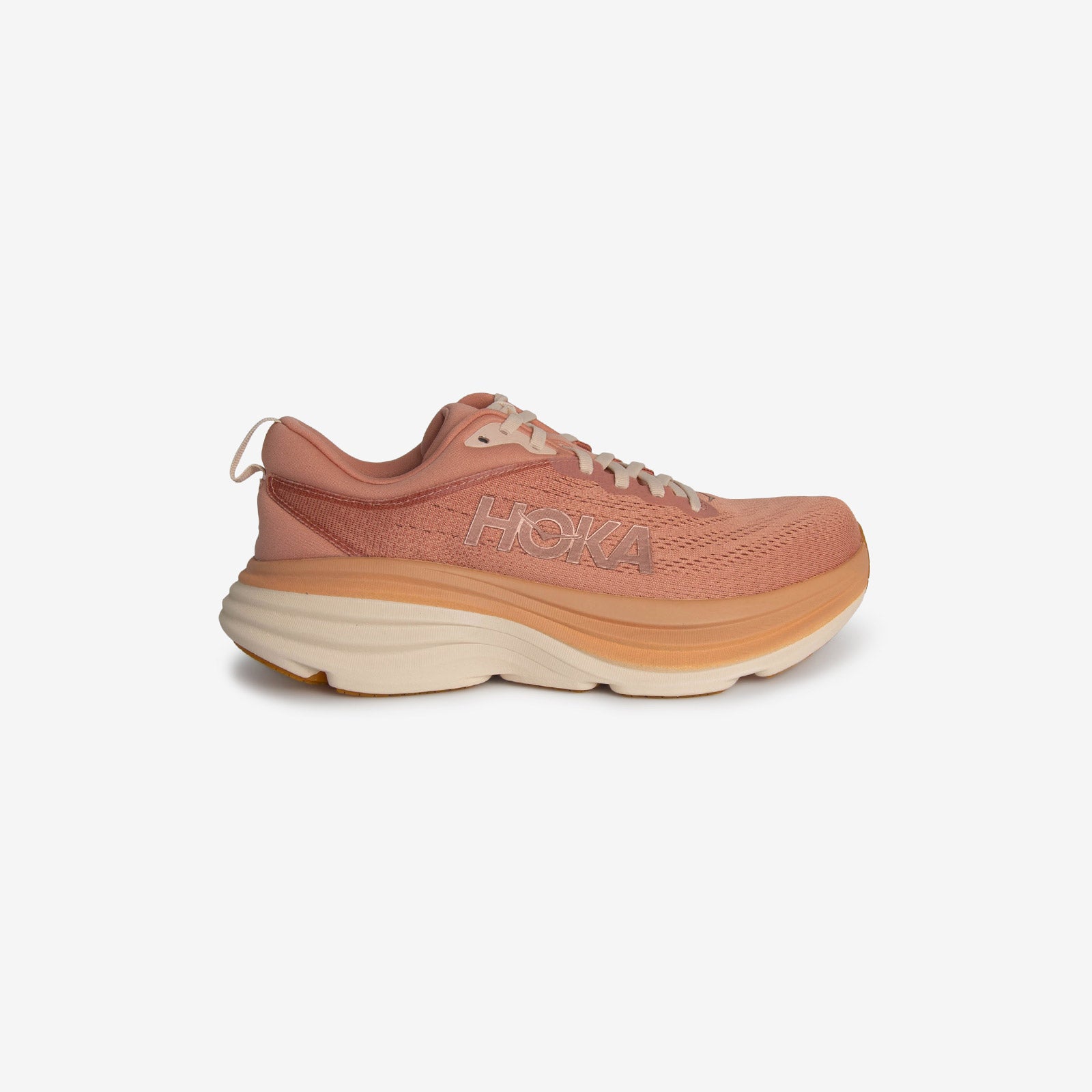 Hoka Women's Bondi 8 - SANDSTONE / CREAM - unisex
