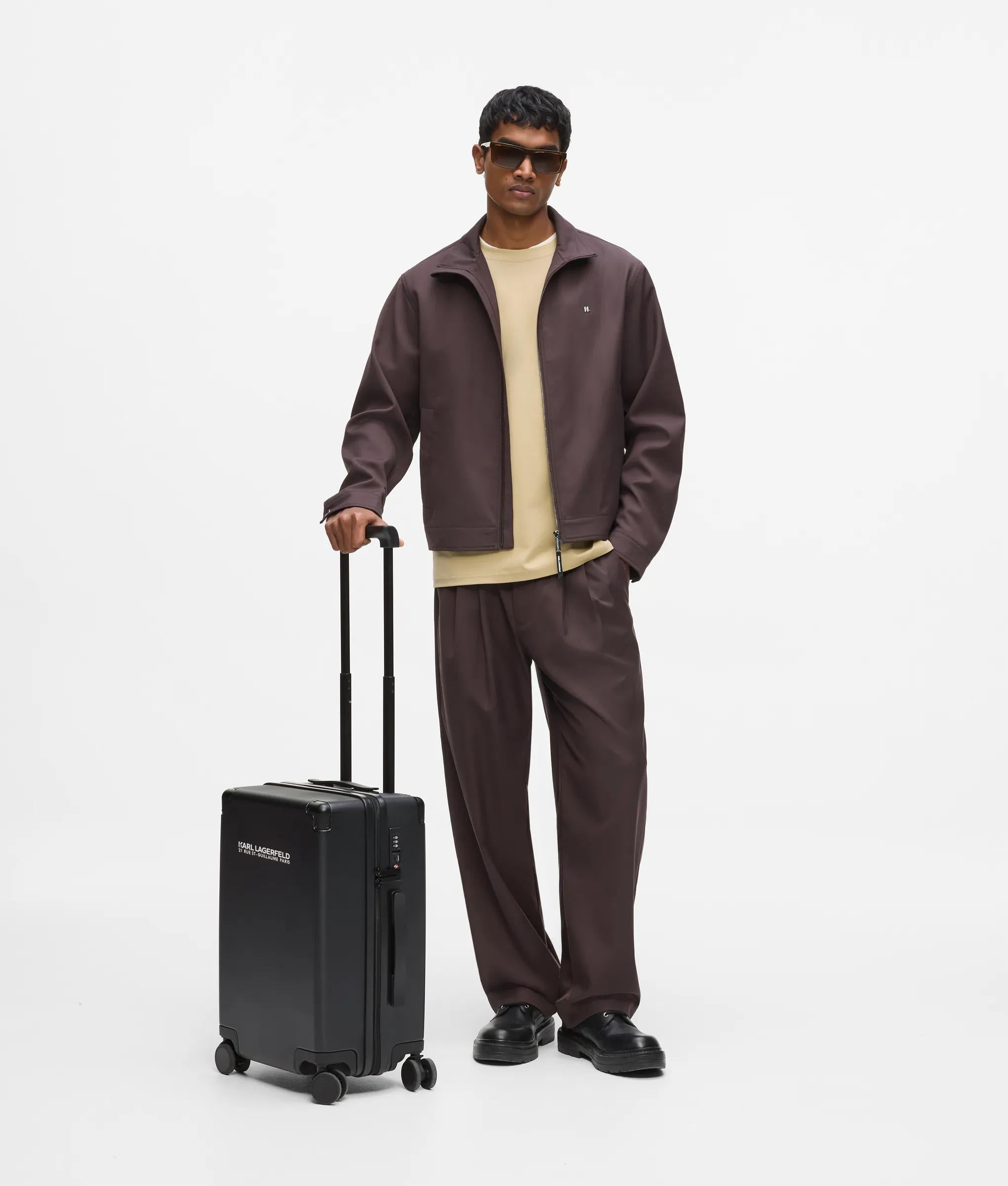 Karl Lagerfeld - Valise Cabine Rue St-guillaume, Homme, Noir, : One