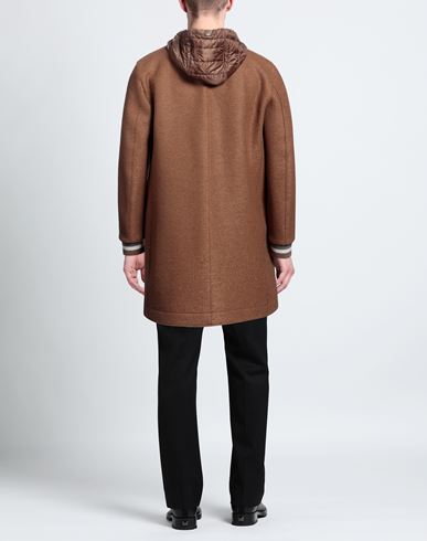 Herno Resort Man Coat Camel Size 38 Virgin Wool, Polyamide, Acrylic, Wool, Elastane