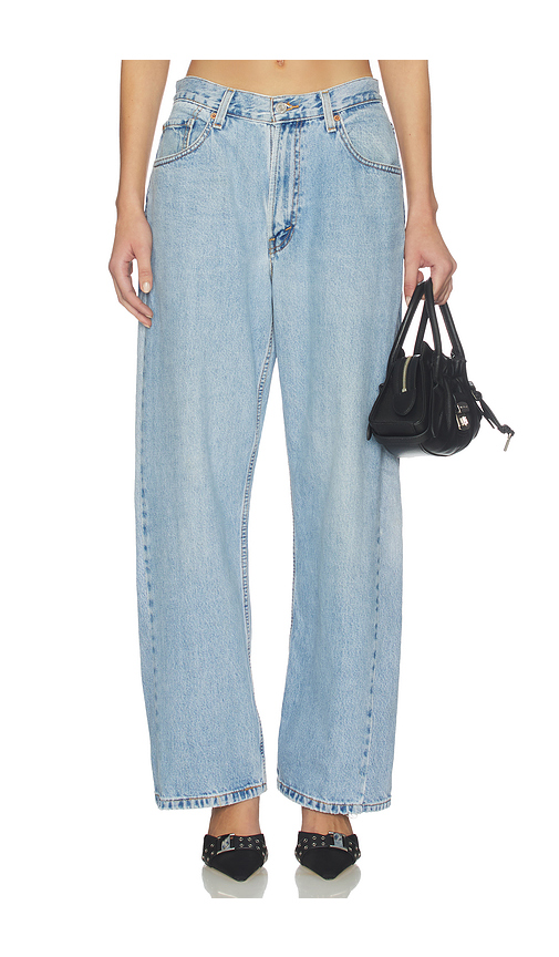 Aligrace 90's Trouser Wide Leg Jeans in Blue. 25. Also