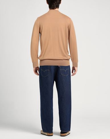 Man Sweater Marigold Size L Acrylic, Alpaca wool, Polyamide, Wool
