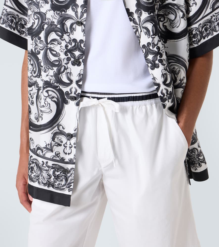 Majolica cotton shorts