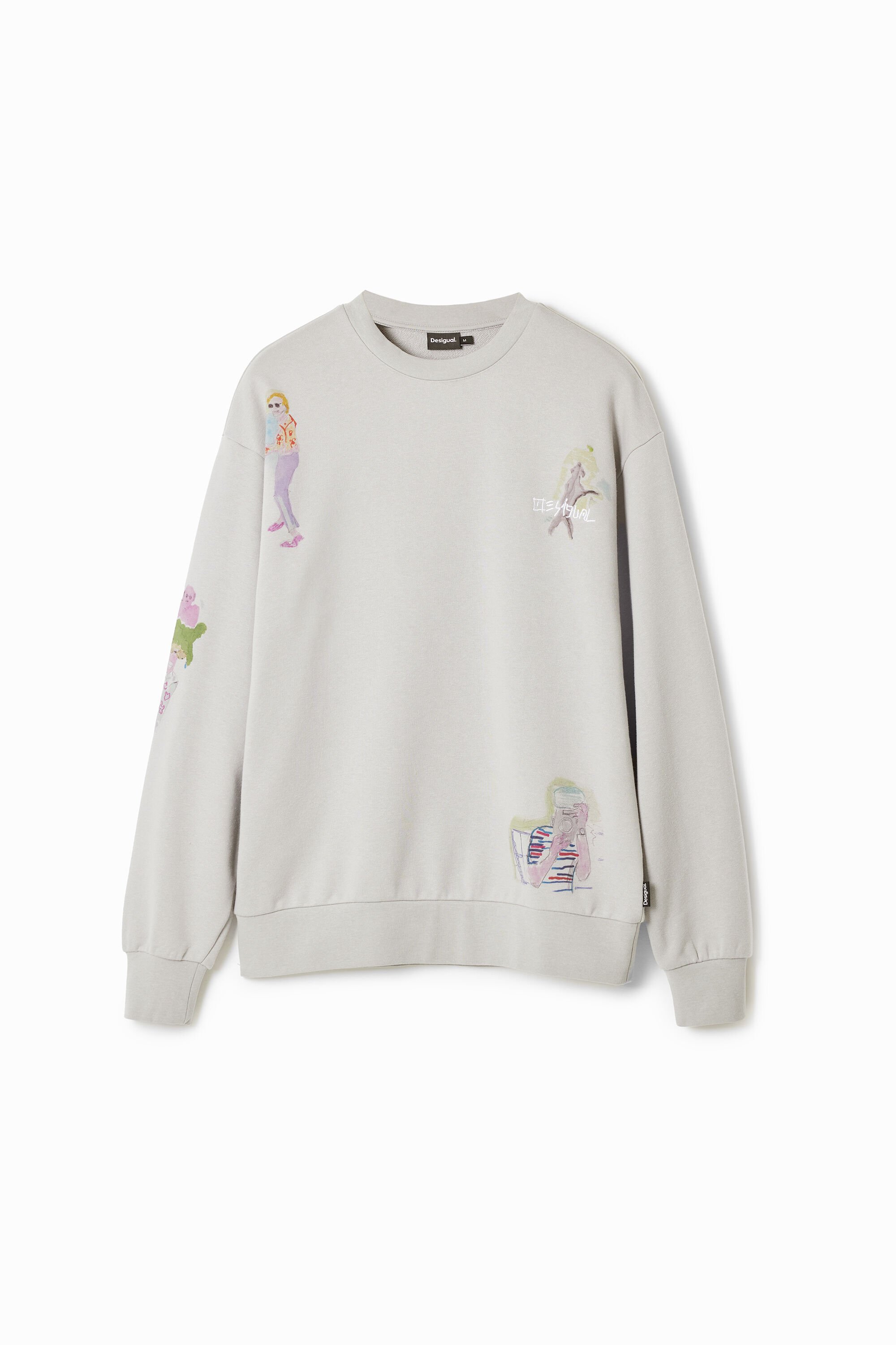 Watercolor illustrations sweatshirt