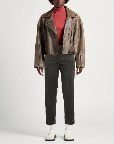 Woman Pants Military green