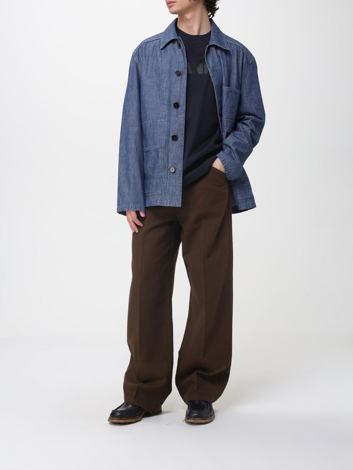 Jacket Men color Indigo