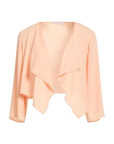 Woman Jacket Apricot Size 6 Polyester