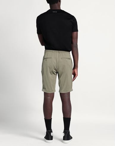 Man Shorts & Bermuda Shorts Military green Size 38 Cotton, Polyamide, Elastane