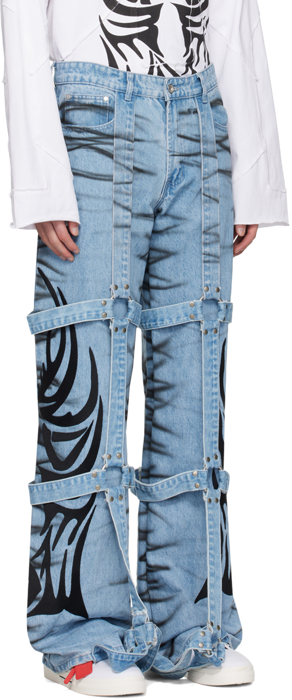 Who Decides War Blue Bondage Jeans