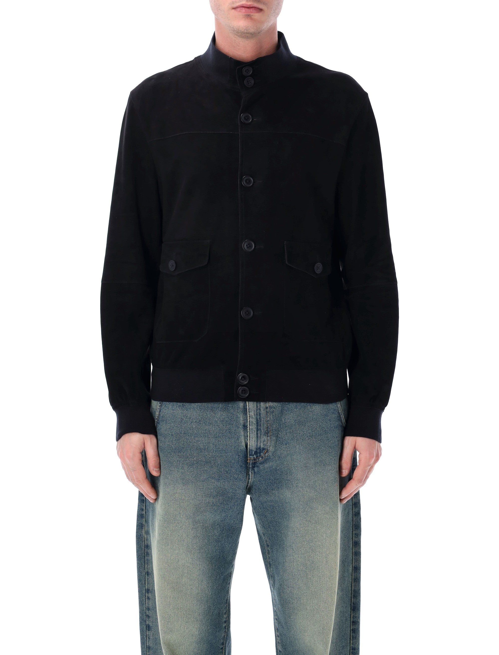 Suede Biker Jacket