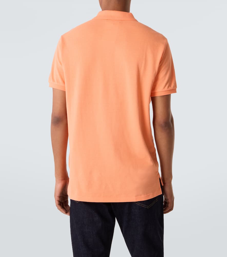 Cotton piqué polo shirt