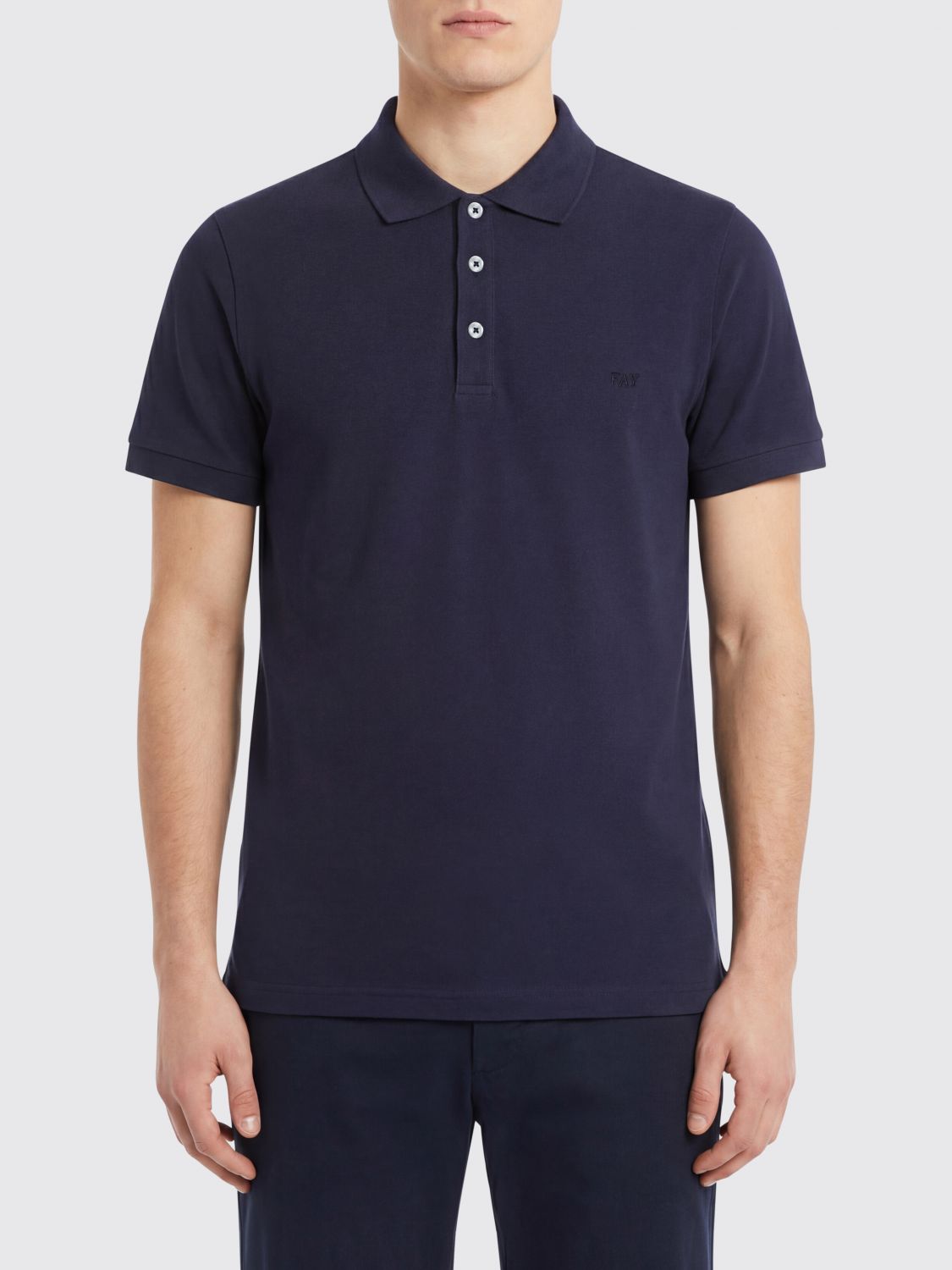 Polo Shirt Men color Blue