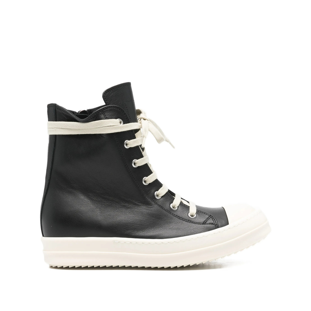 Lace-up Leather Sneakers