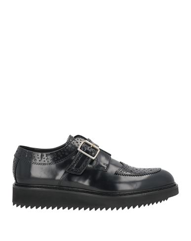 Man Loafers Black Size 11 Leather