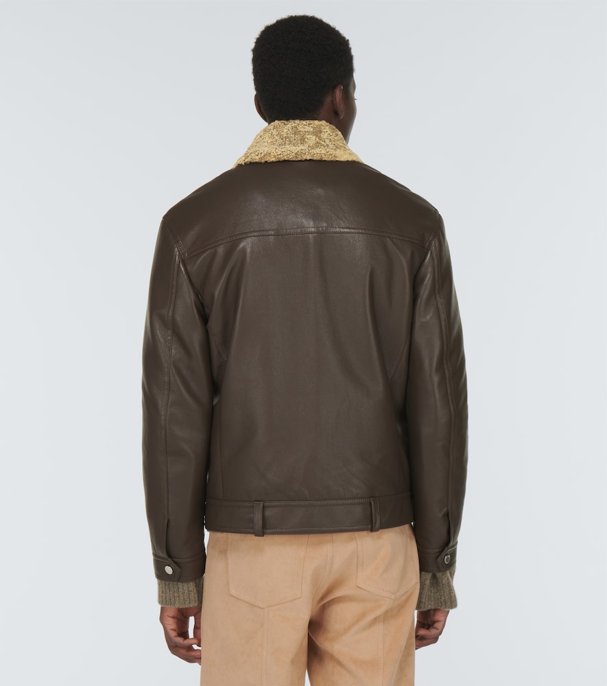 Boyce regenerated leather jacket