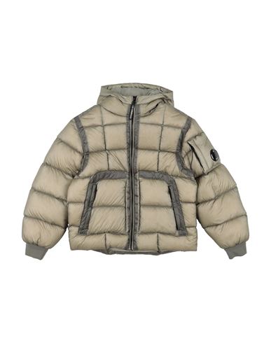 C. p. Company Undersixteen Kid Boy Puffer Taupe Size 12 Polyamide