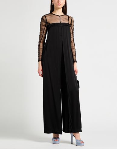 Woman Jumpsuit Black Size 4 Viscose