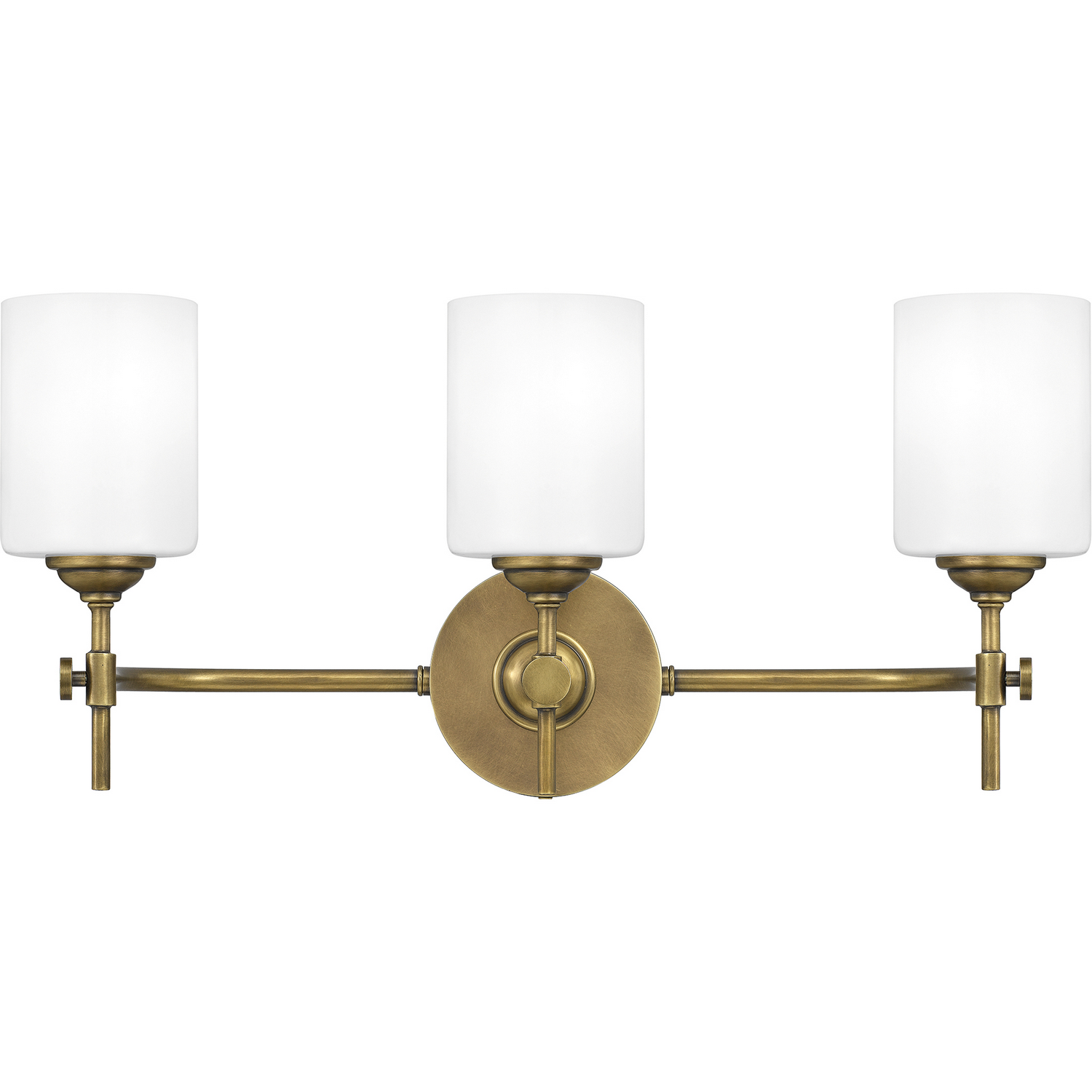 Aria 3-Light Bathroom Vanity Light in Weathered Bra