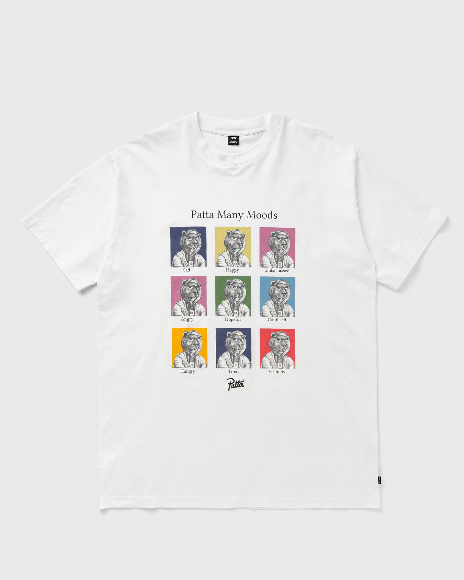 Many Moods Tee white male Shortsleeves now available at BSTN