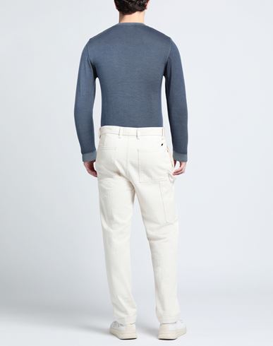 Man Sweater Slate blue Size M Merino Wool