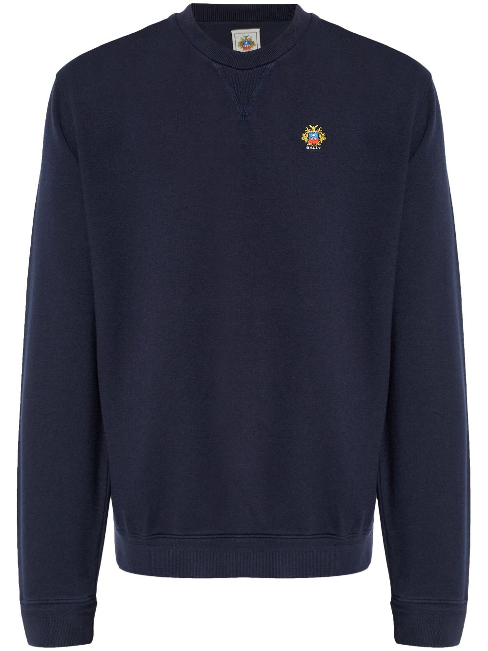 Logo-embroidered sweatshirt - Blue