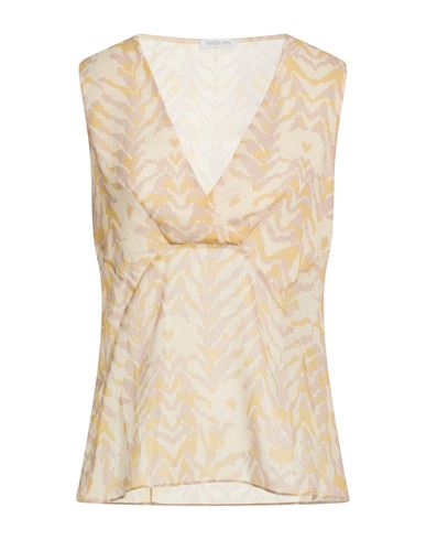 Woman Top Beige Size 10 Polyester