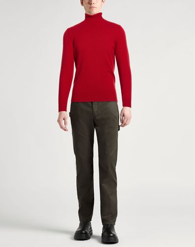 Man Turtleneck Red Size 38 Cashmere