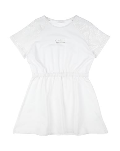 Gaudì Kid Girl Kids' dress White Size 16 Cotton, Elastane