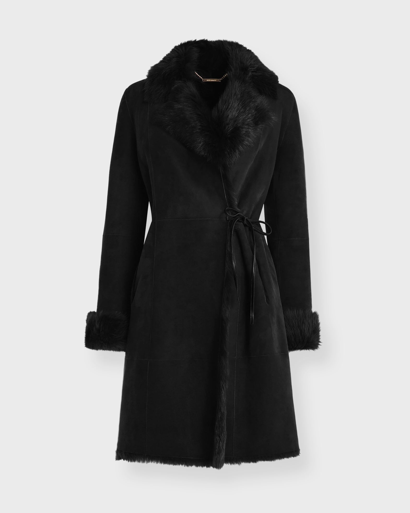 NOUR HAMMOUR Coat Joni Midlength Black EUR