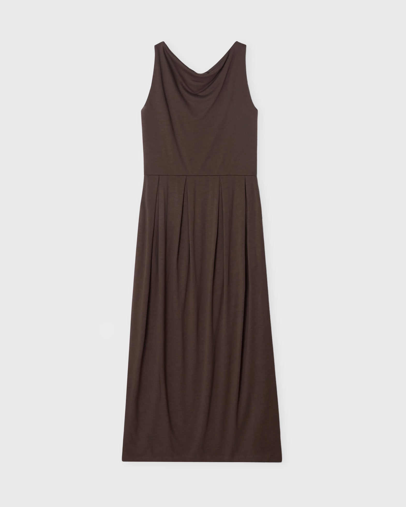 Dagmar Dress Square neck Brown