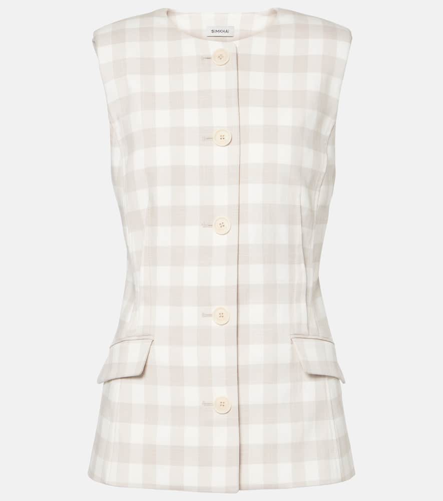 Calliope gingham vest