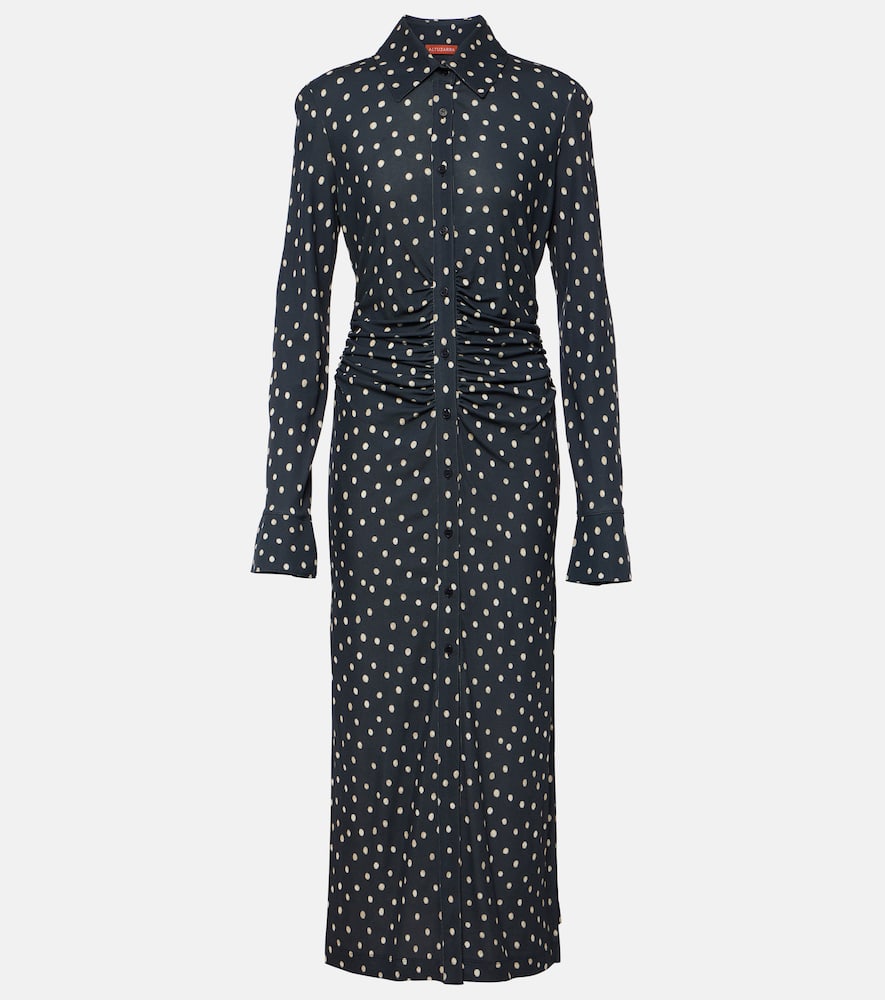 Claudia jersey shirt dress