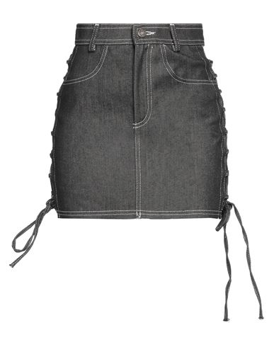 Woman Denim skirt Steel grey