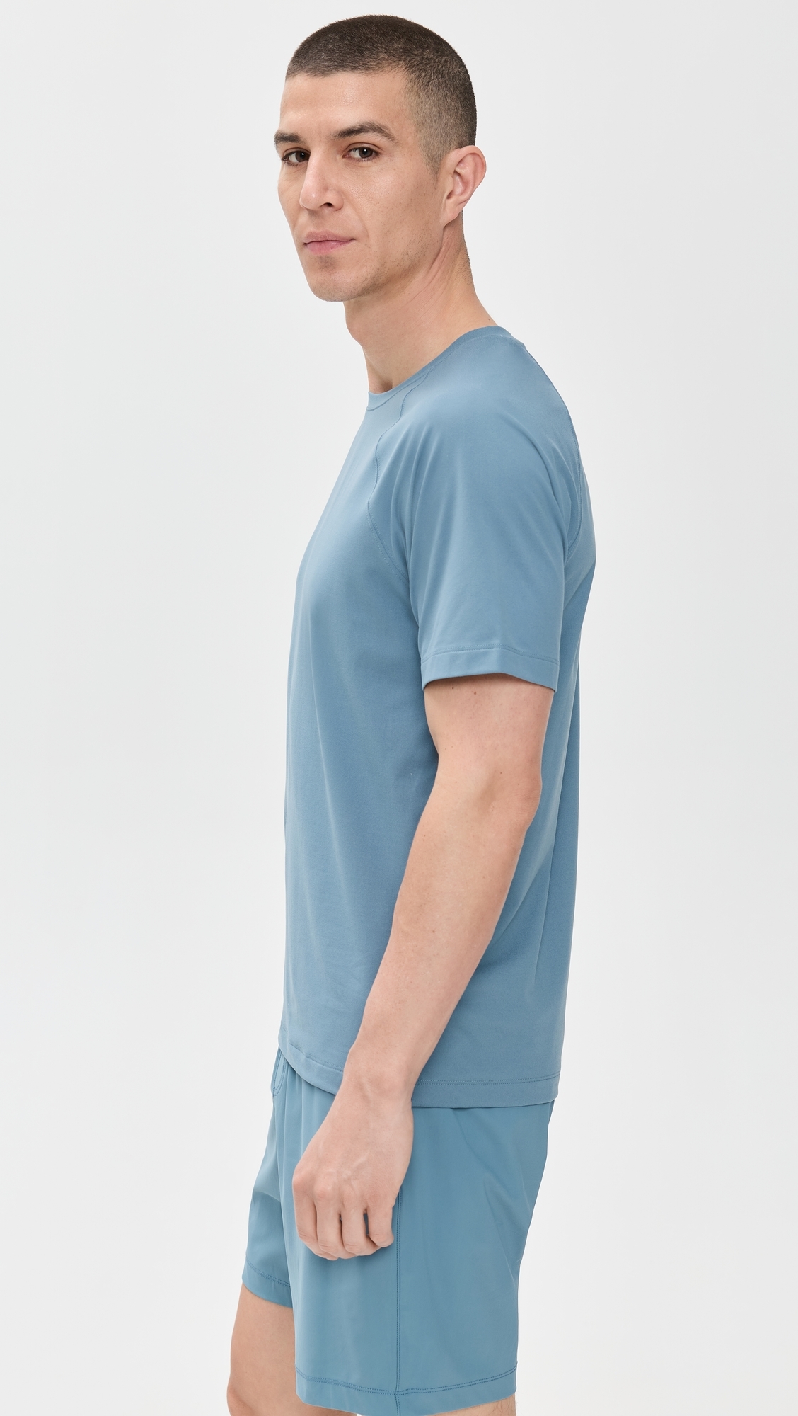 Rhone Reign Short Sleeve Tee Blue Stone