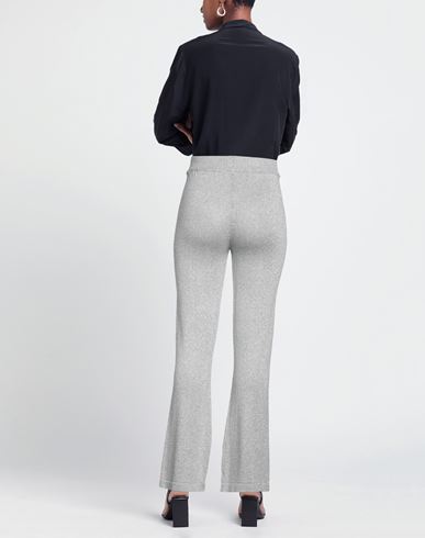 King Kong Woman Pants Silver Size M Viscose, Polyester
