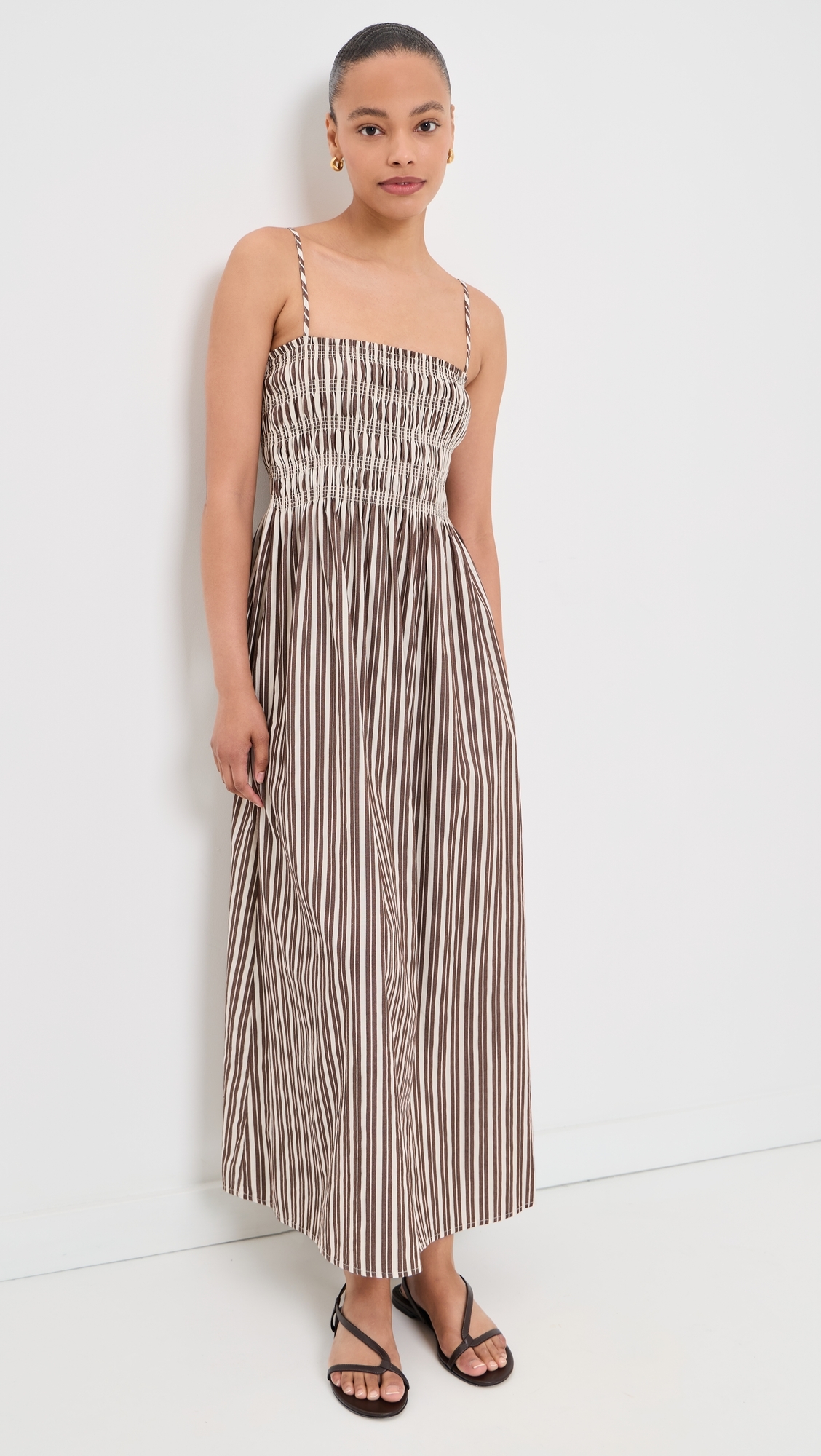 Bianca Dress Java Stripe