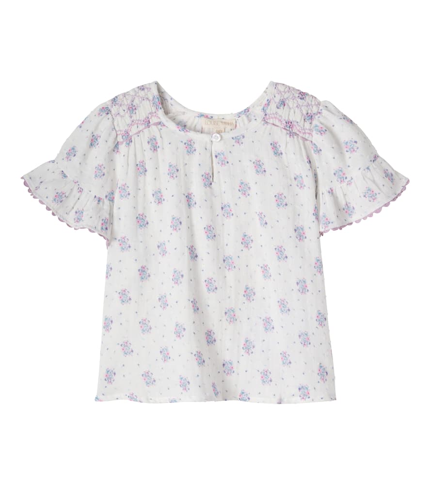Feliza floral cotton gauze blouse