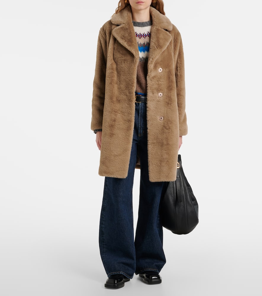Evalyn faux fur coat