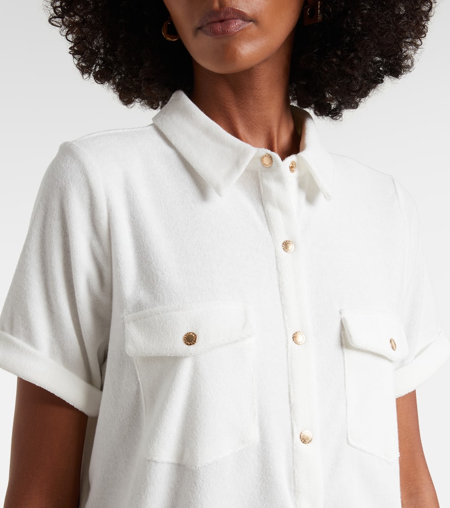 Tori cotton-blend shirt