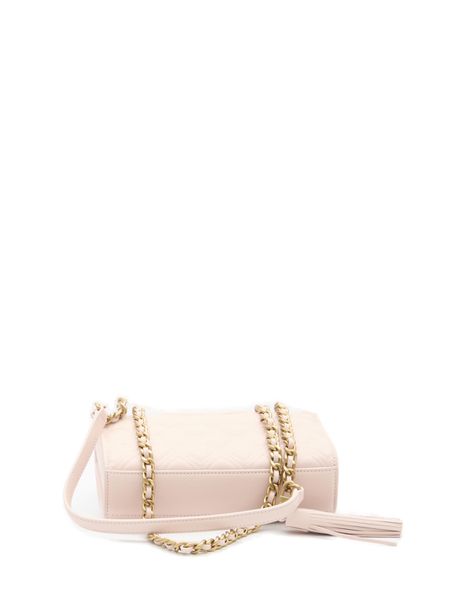 Tory Burch Fleming Polished-Grain Convertible Small Shoulder Bag