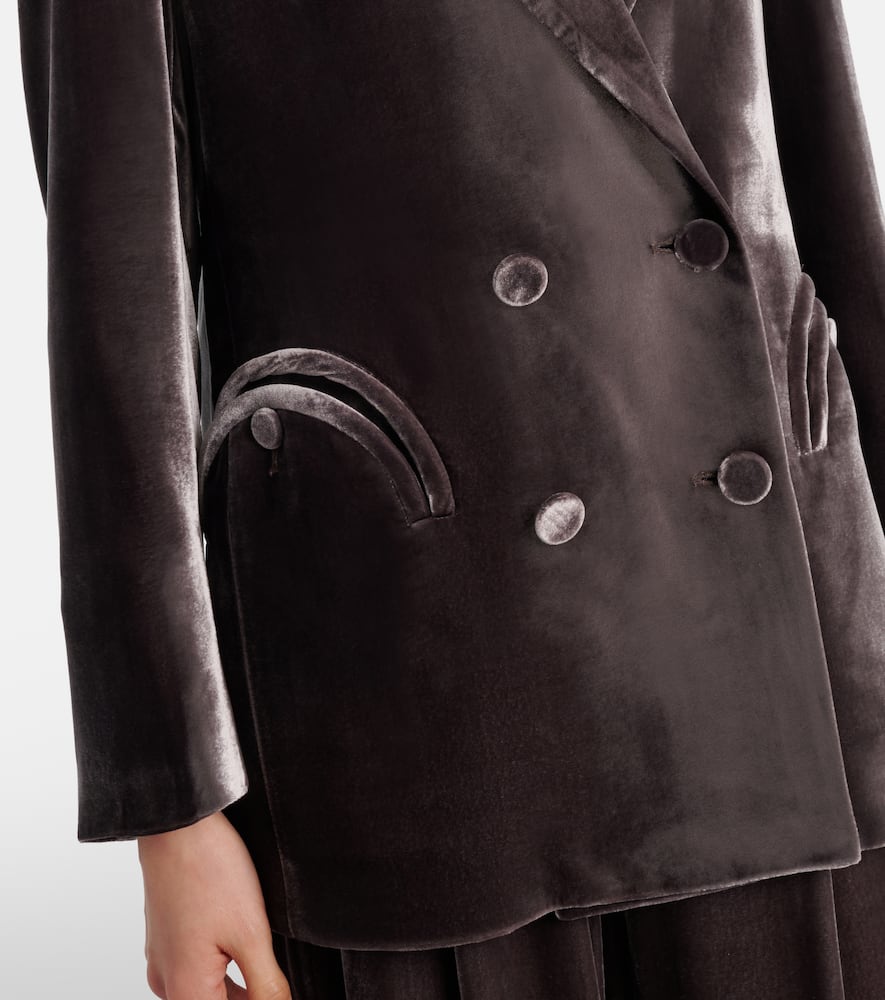Blazé Milano Everynight double-breasted velvet blazer