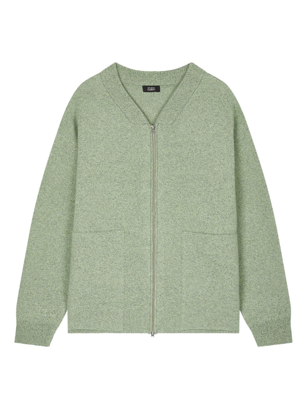 Zip-up cardigan - Green