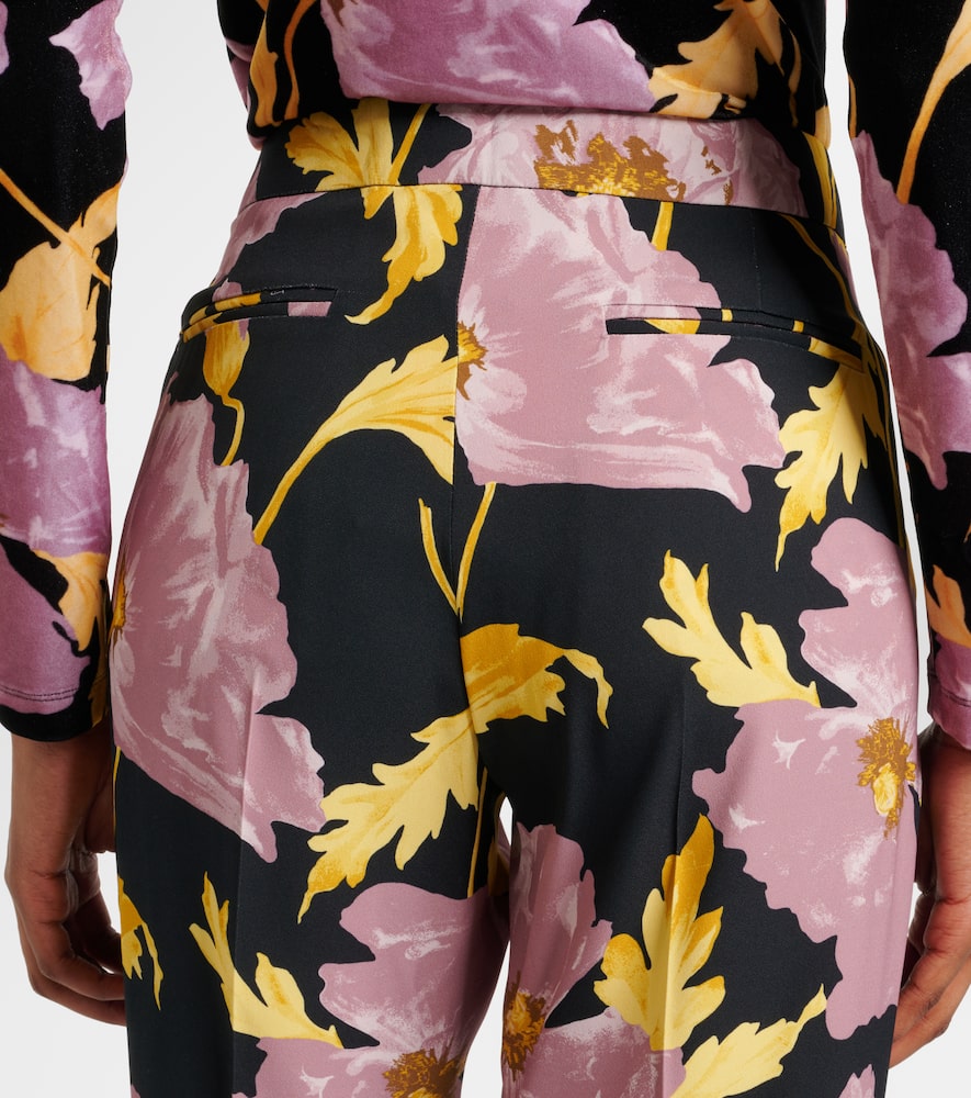 Saturday Night printed bootcut pants